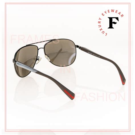 prada sunglasses sps 51o 5av-1c0 62-14 gunmetal parts|Linea Rossa Eyewear Collection sunglasses .